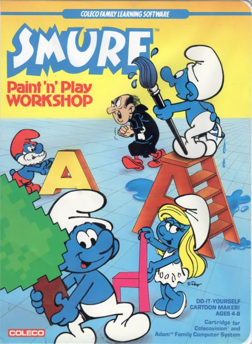Smurf - Paint 'n' Play WORKSHOP (USA, Europe)