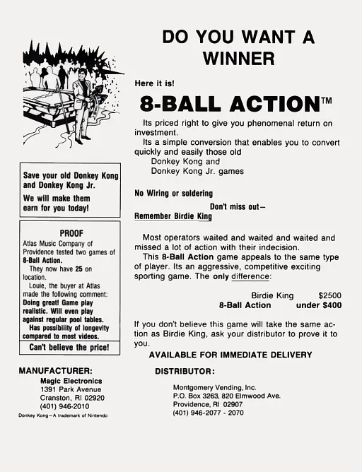 Eight Ball Action (DK conversion)