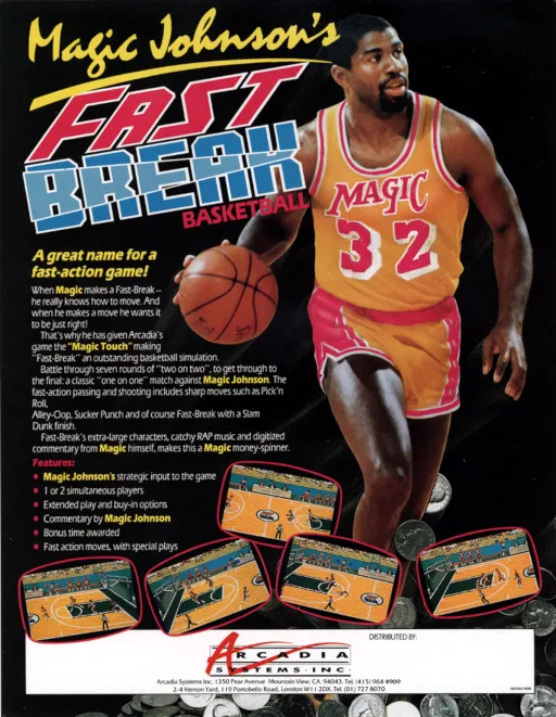 Magic Johnson's Fast Break (Arcadia, V 2.8)