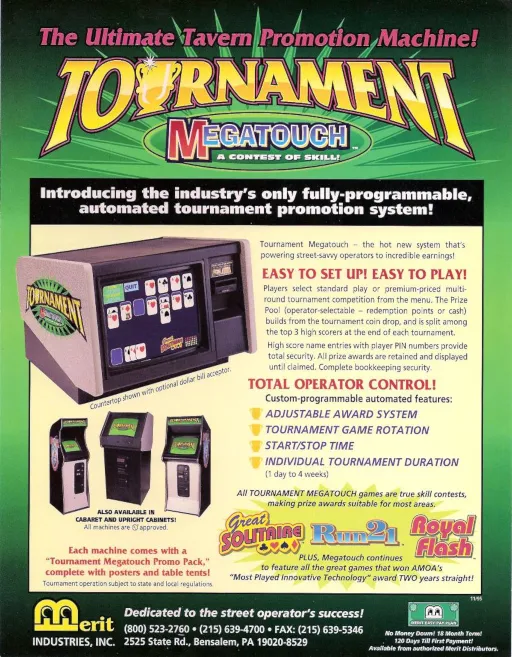 Megatouch III (9255-20-01 R0N, Standard version)