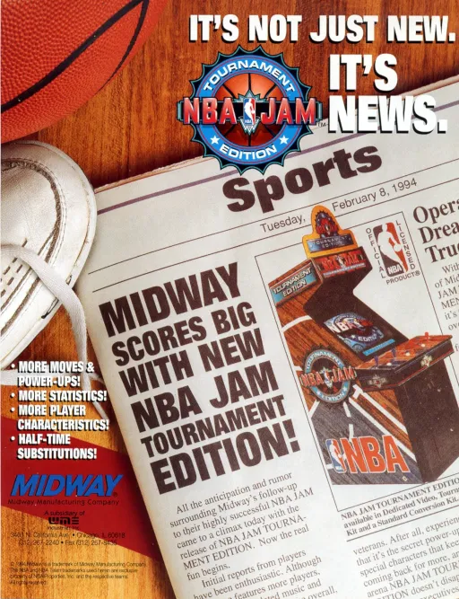 NBA Jam Tournament Edition (rev 4.0 3/23/94)