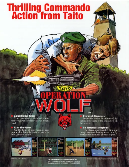 Operation Wolf (World, rev 2, set 1)