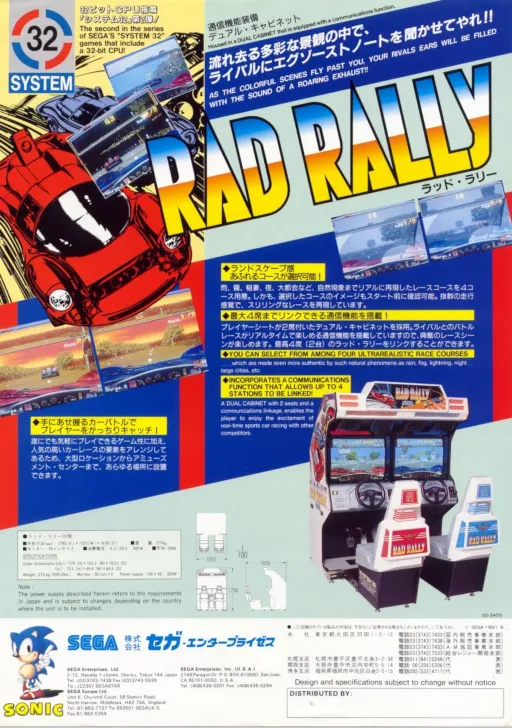 Rad Rally (World)