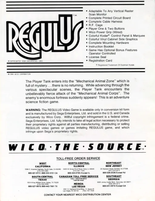 Regulus (315-5033, Rev A.)