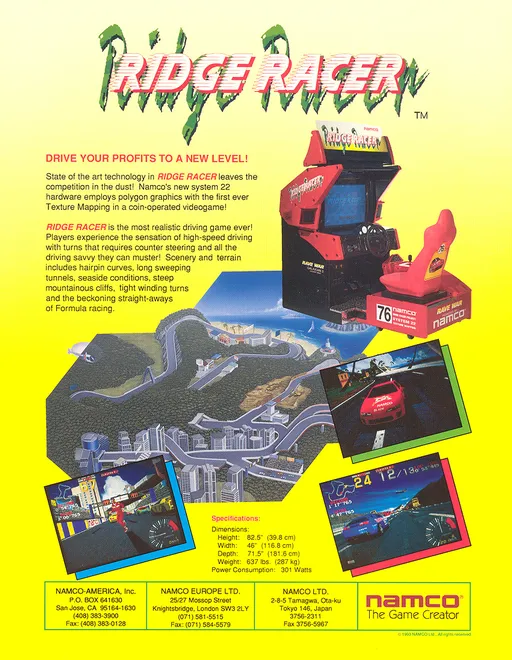 Ridge Racer (World, RR2 Ver.B)
