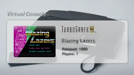 Blazing Lazers (World) (Wii U Virtual Console)