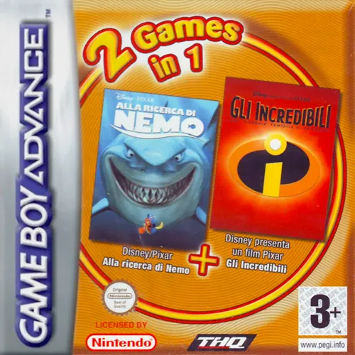 2 Games in 1 - Alla Ricerca di Nemo + Gli Incredibili - Una 'Normale' Famiglia di Supereroi (Italy) (Es,It+It)