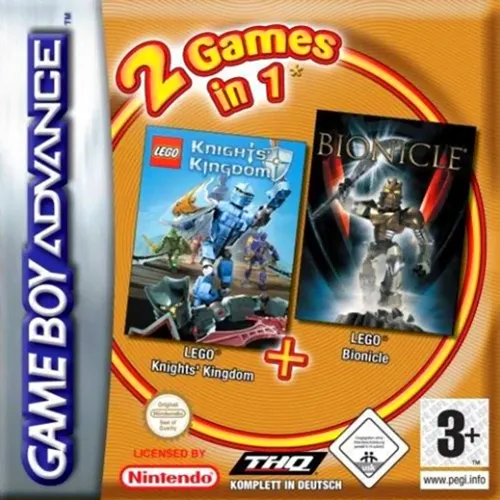 2 Games in 1 - Bionicle + Knights' Kingdom (Europe) (En,Fr,De,Da+En,De)