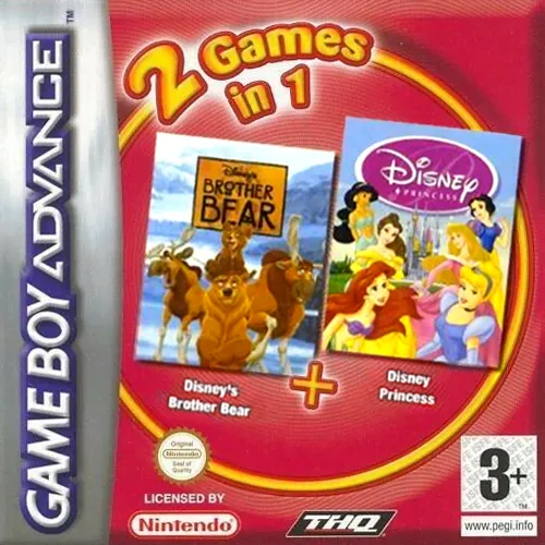2 Games in 1 - Disney Princess + Brother Bear (Europe) (En+En,Fr,De,Es,It,Nl,Sv,Da)