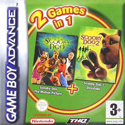 2 Games in 1 - Scooby-Doo + Scooby-Doo 2 - Desatado (Spain) (Es+En,Fr,De,Es,It)