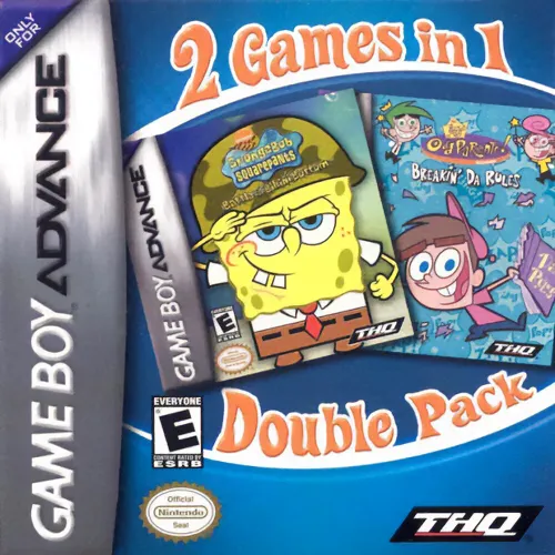 2 Games in 1 - SpongeBob SquarePants - Battle for Bikini Bottom + The Fairly OddParents! - Breakin' da Rules (USA)