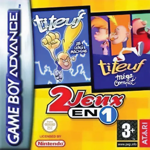 2 Jeux en 1 - Titeuf - Ze Gag Machine + Titeuf - Mega Compet (France)