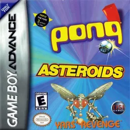 3 Games in One! - Yars' Revenge + Asteroids + Pong (USA)