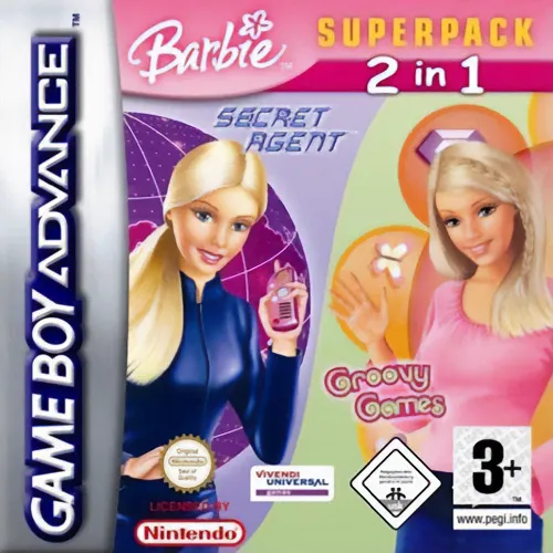 Barbie Superpack - Secret Agent + Groovy Games (Europe) (En,Fr,De,Es,It)