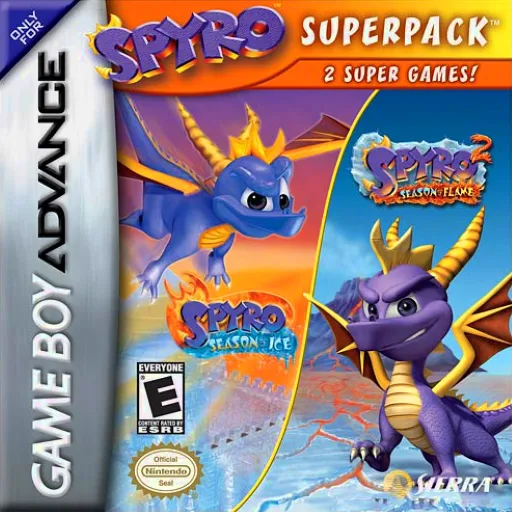 Spyro Superpack - Spyro - Season of Ice + Spyro 2 - Season of Flame (USA)