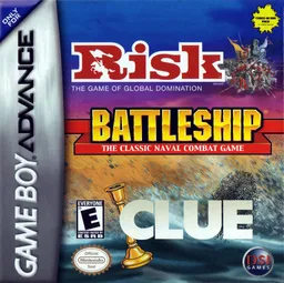 Three-in-One Pack - Risk + Battleship + Clue (USA) (Rev 1)