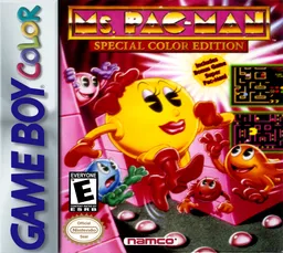 Ms. Pac-Man - Special Colour Edition (Europe) (SGB Enhanced) (GB Compatible)