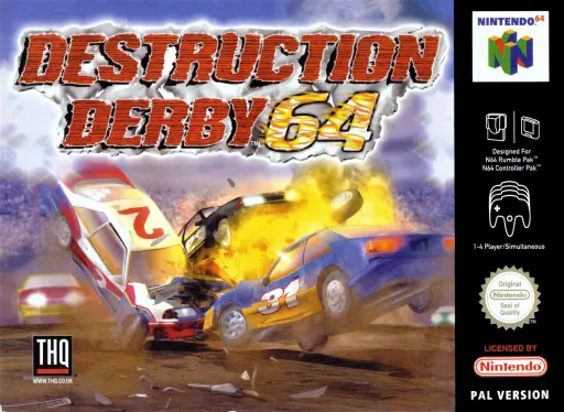 Destruction Derby 64 (Europe) (En,Fr,De)