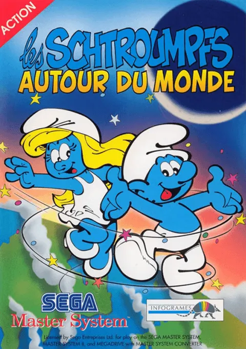 Schtroumpfs Autour du Monde, Les (Europe) (En,Fr,De,Es)