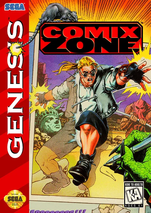 Comix Zone (USA) (1995-06-09) (Virtual Console)