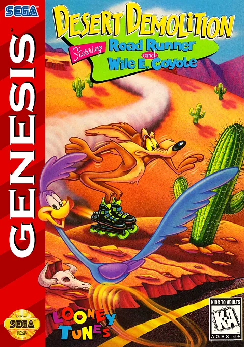 Desert Demolition Starring Road Runner and Wile E. Coyote (USA, Europe)