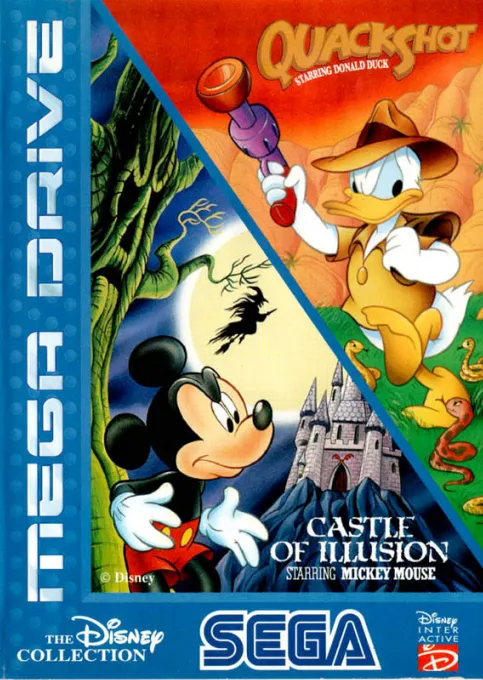 Disney Collection, The - QuackShot Starring Donald Duck + Castle of Illusion Starring Mickey Mouse (Europe)