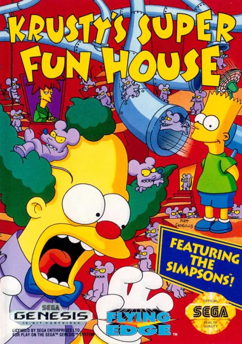 Krustys Super Fun House (USA, Europe) (Rev A)