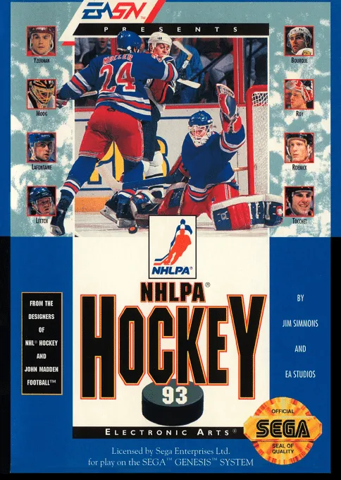 NHLPA Hockey 93 (USA, Europe) (Rev A) (EASN) (Sample)