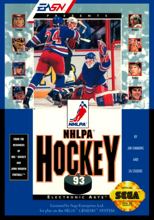 NHLPA Hockey 93 (USA, Europe)