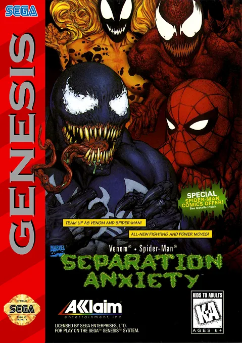 Venom . Spider-Man - Separation Anxiety (USA, Europe)